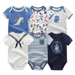 Set of 6 Baby Romper Set