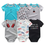 Set of 6 Baby Romper Set