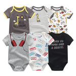 Set of 6 Baby Romper Set