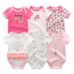 Set of 6 Baby Romper Set