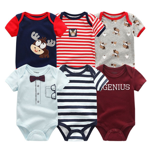 Set of 6 Baby Romper Set