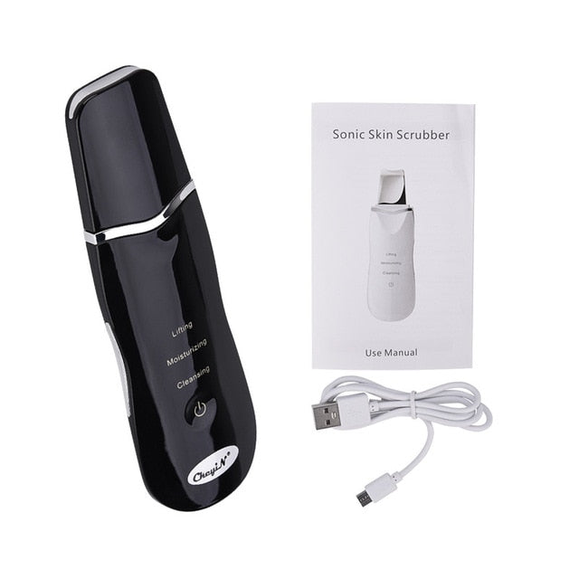 Ultrasonic Facial Skin Scrubber